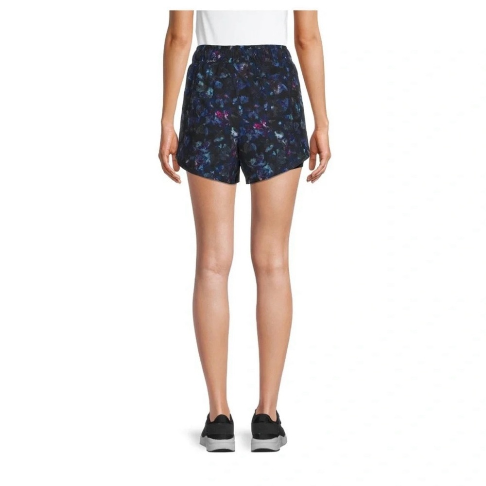 Avia blue floral running shorts sz L